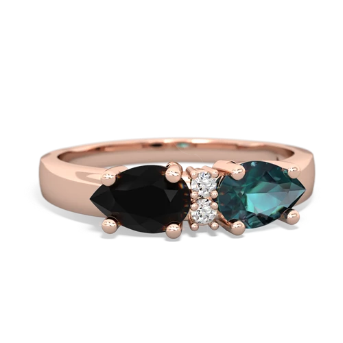 alexandrite-onyx timeless ring