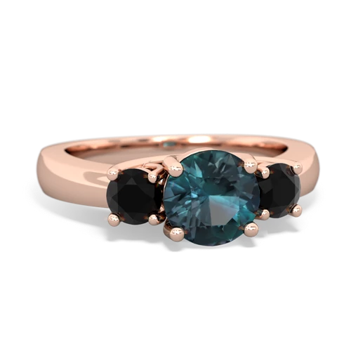 alexandrite-onyx timeless ring