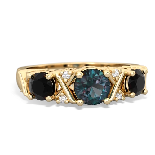 alexandrite-onyx timeless ring