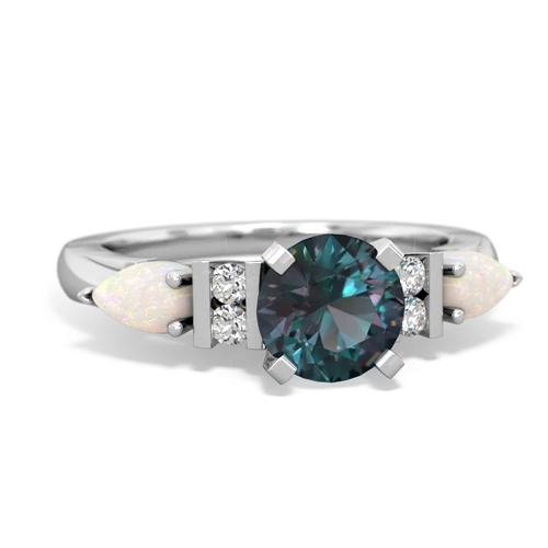 alexandrite-opal engagement ring