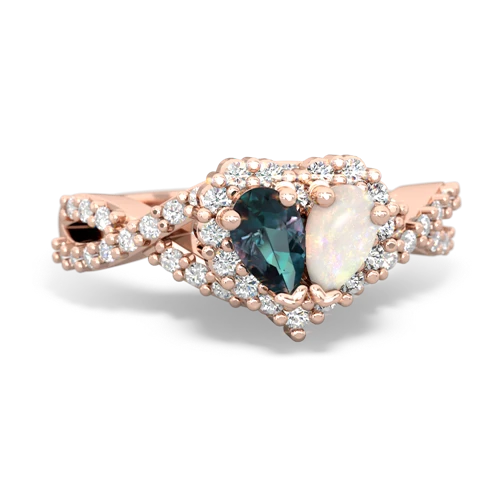 alexandrite-opal engagement ring