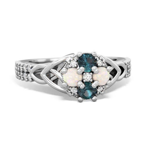 alexandrite-opal engagement ring