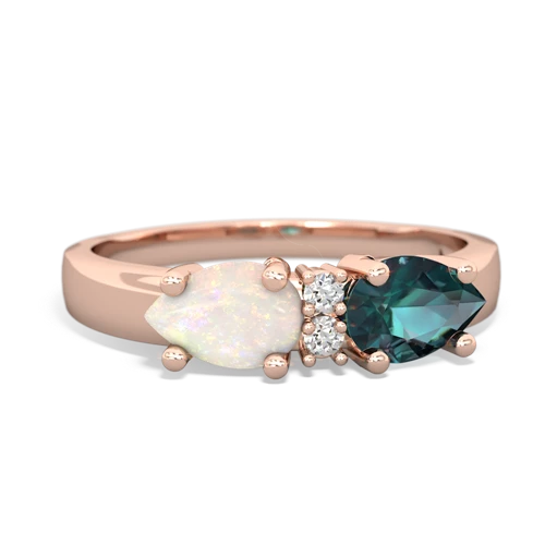 alexandrite-opal timeless ring