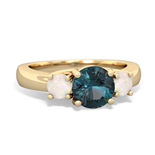 alexandrite-opal timeless ring