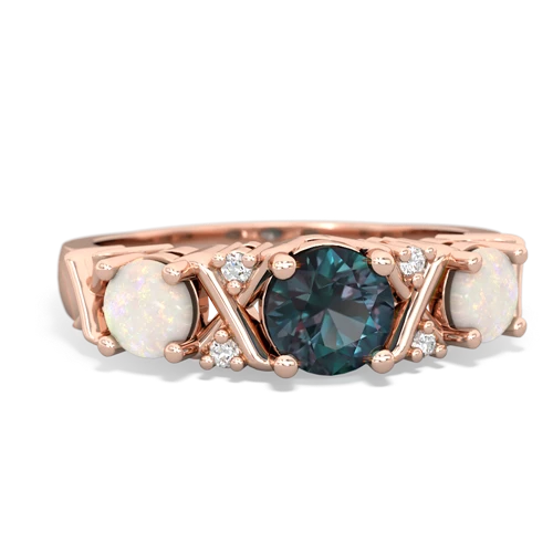 alexandrite-opal timeless ring