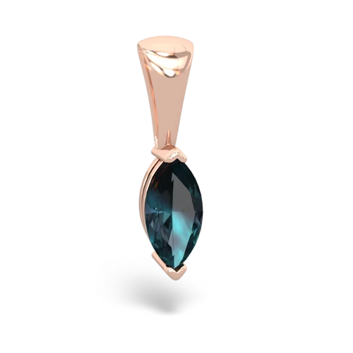 alexandrite marquise pendant