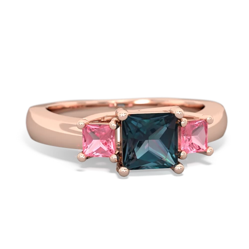 alexandrite-pink sapphire timeless ring