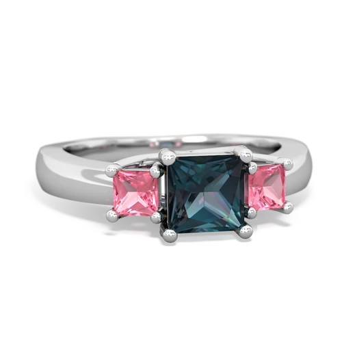 alexandrite-pink sapphire timeless ring