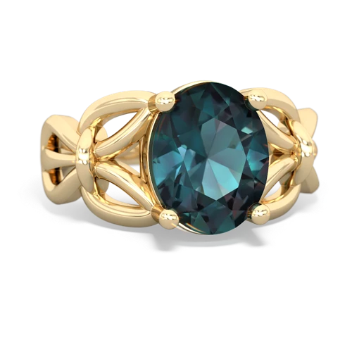 alexandrite celtic ring