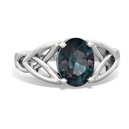 alexandrite celtic ring