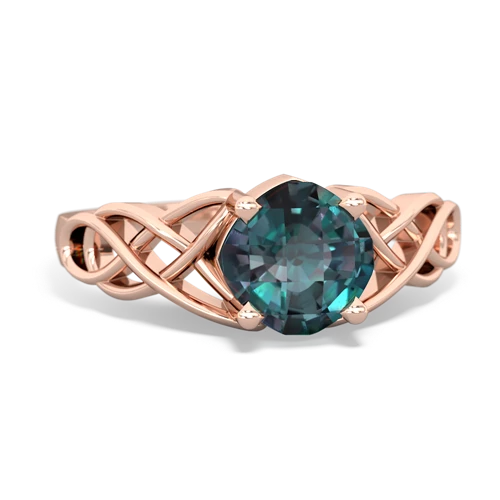 alexandrite celtic ring