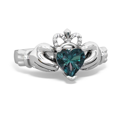 alexandrite claddagh ring