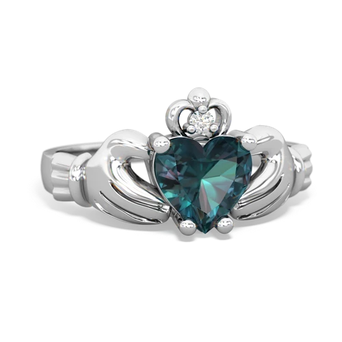 alexandrite claddagh ring