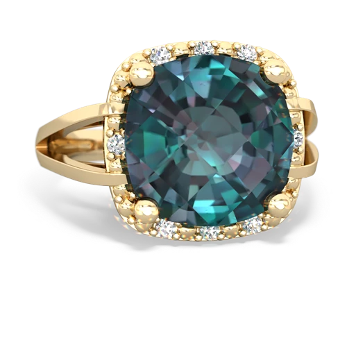 alexandrite cocktail ring