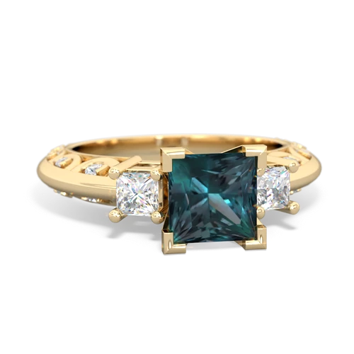 alexandrite engagement ring