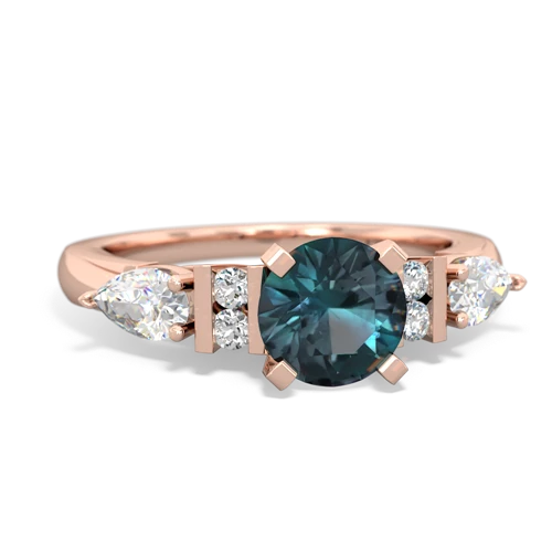 Lab Alexandrite Engagement Lab Created Alexandrite ring Ring