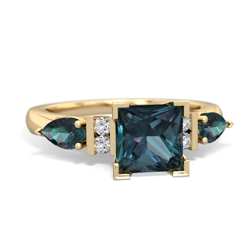 alexandrite engagement ring