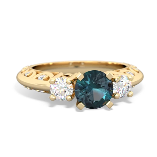 alexandrite engagement ring