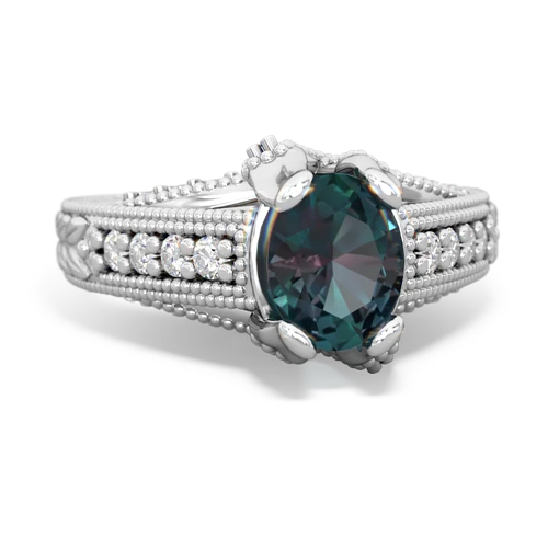 alexandrite engagement ring