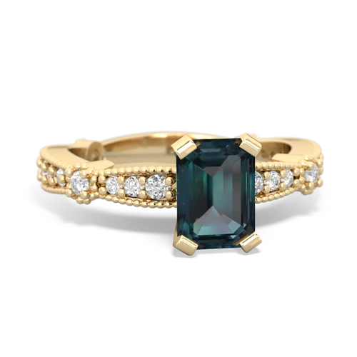 alexandrite engagement ring