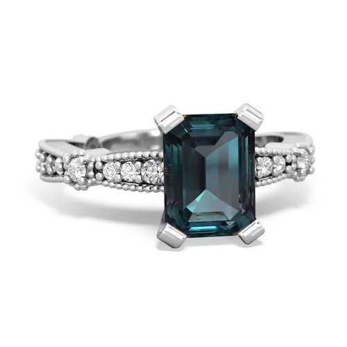 alexandrite engagement ring