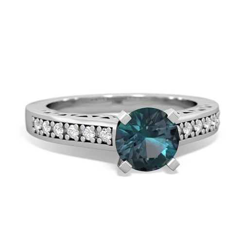 alexandrite engagement ring