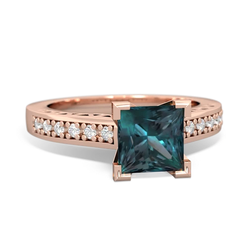 alexandrite engagement ring