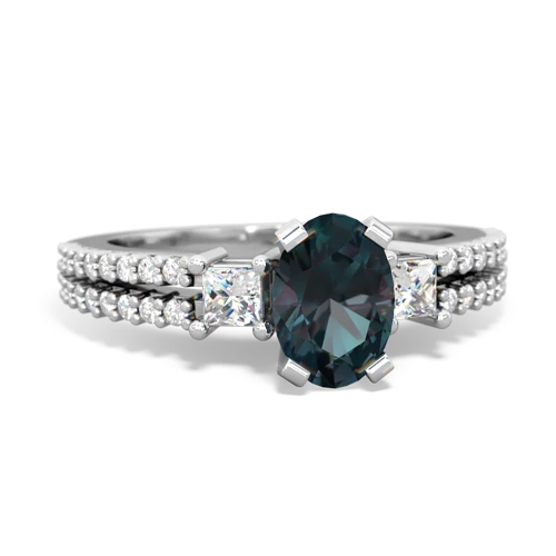 alexandrite engagement ring