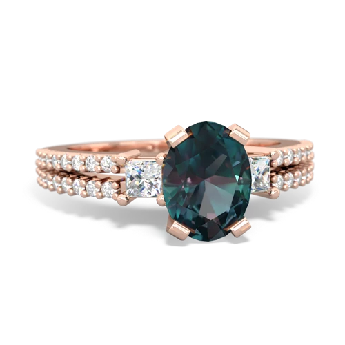 alexandrite engagement ring