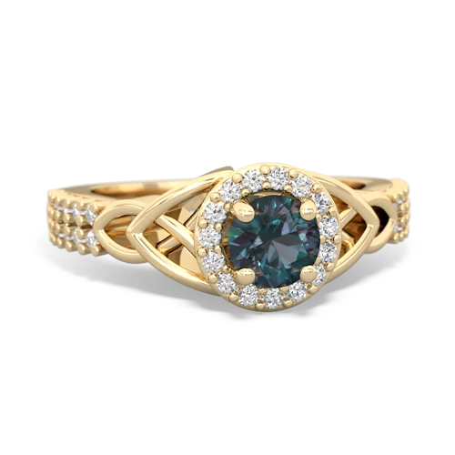 alexandrite engagement ring