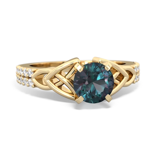 alexandrite engagement ring