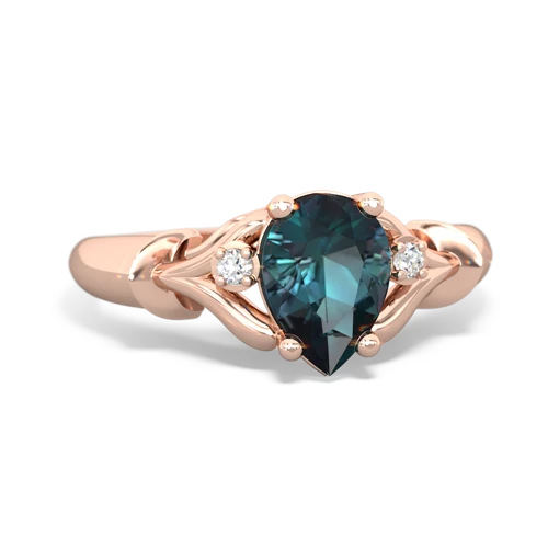 alexandrite filligree ring