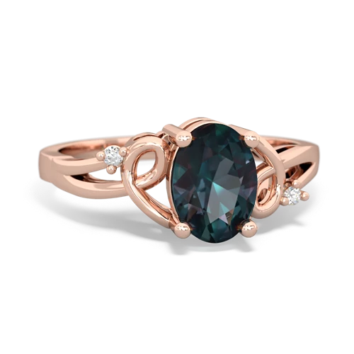 alexandrite filligree ring