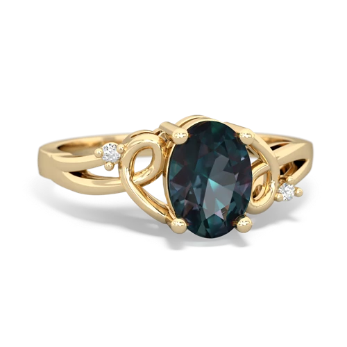 alexandrite filligree ring