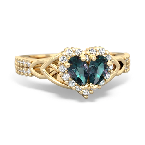 alexandrite keepsake engagement ring
