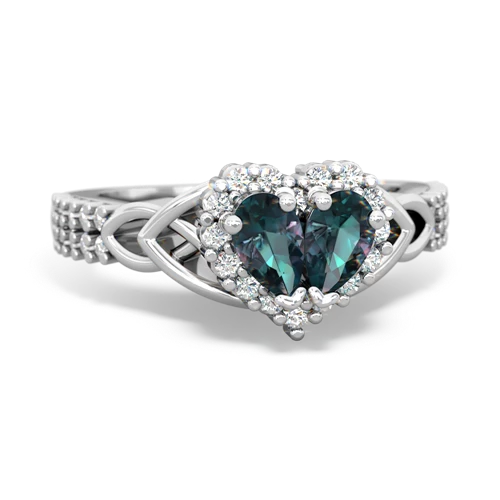 alexandrite keepsake engagement ring