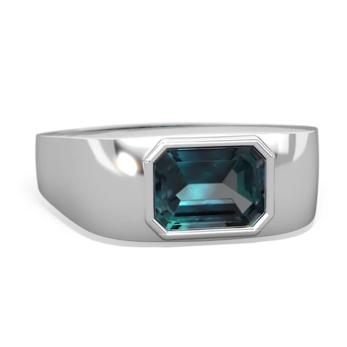 alexandrite mens ring