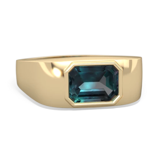 alexandrite mens ring