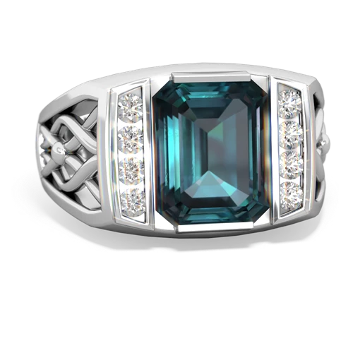 Natural alexandrite mens ring 2025