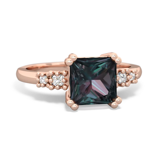 alexandrite modern ring