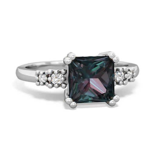 alexandrite modern ring