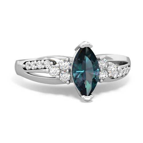 alexandrite modern ring