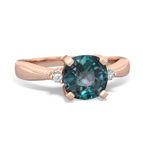 alexandrite modern ring