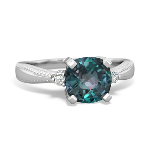 alexandrite modern ring