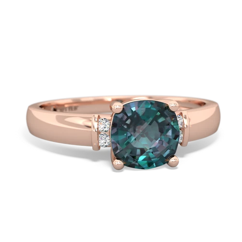 alexandrite modern ring