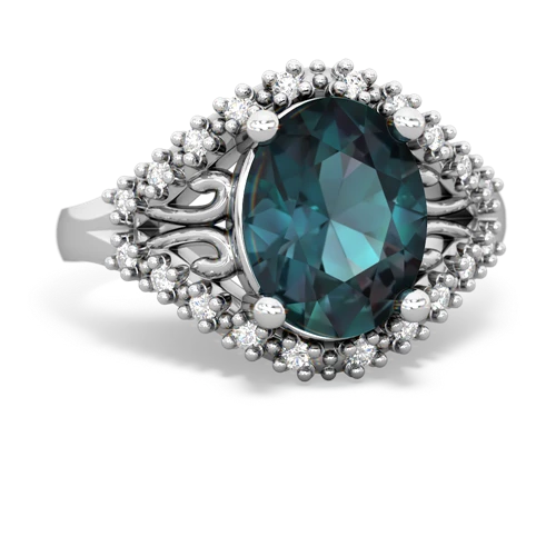 alexandrite modern ring