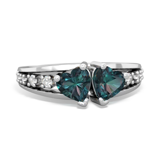 alexandrite modern ring