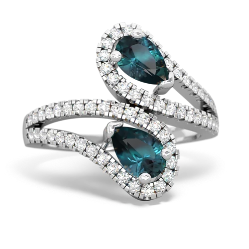 Lab Alexandrite Diamond Dazzler Lab Created Alexandrite ring Ring