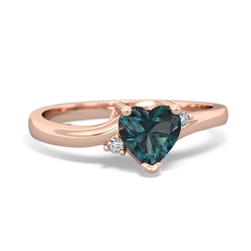 alexandrite petite ring