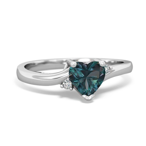 alexandrite petite ring